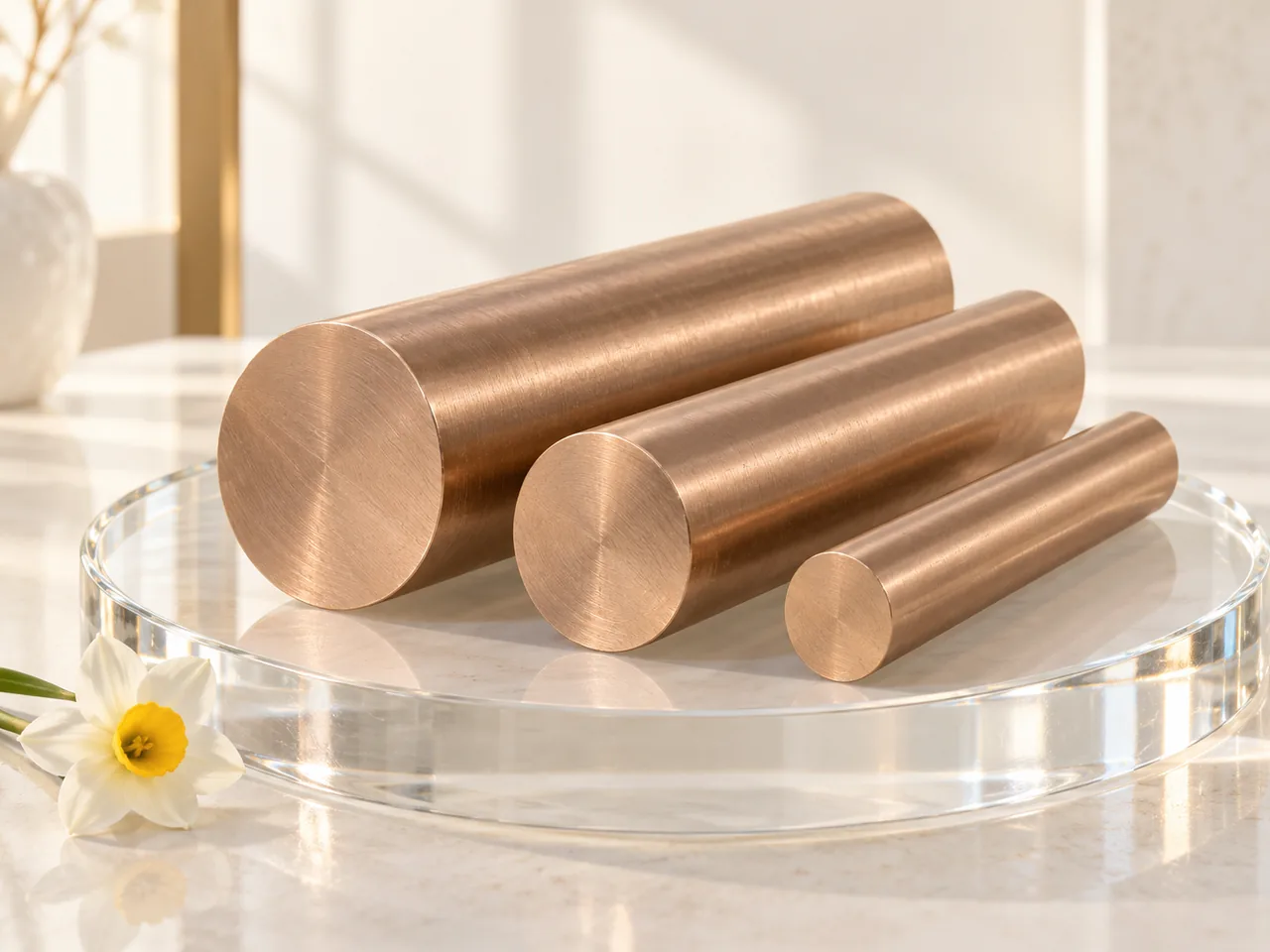 تصویر نمایشی میلگرد آلومینیوم برنز C95500